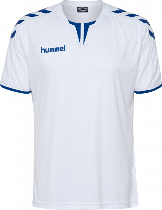Koncession anspændt trend Hummel Core Ss Poly Jersey › Hvid & blå (003636) › 11 Farver › Tøj fra  Hummel