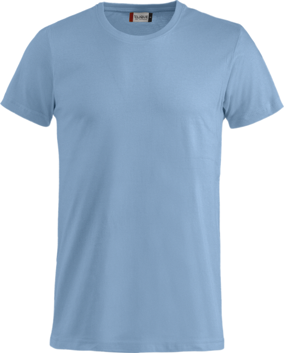 Clique - Basic Cotton T-Shirt Kids - Lichtblauw