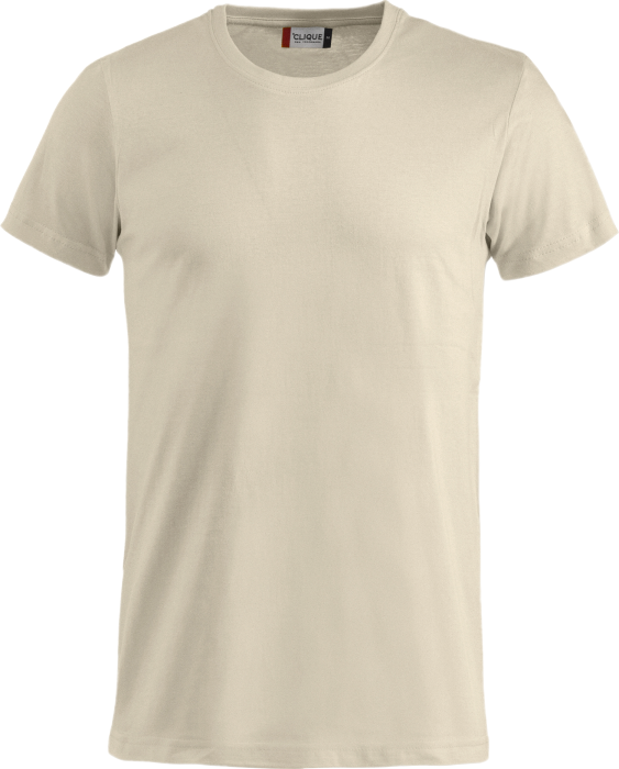 Clique Basic Cotton T Shirt Light Beige 029030 26 Kleuren T Shirts En Poloshirts