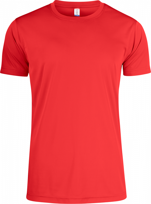 red sports t shirt