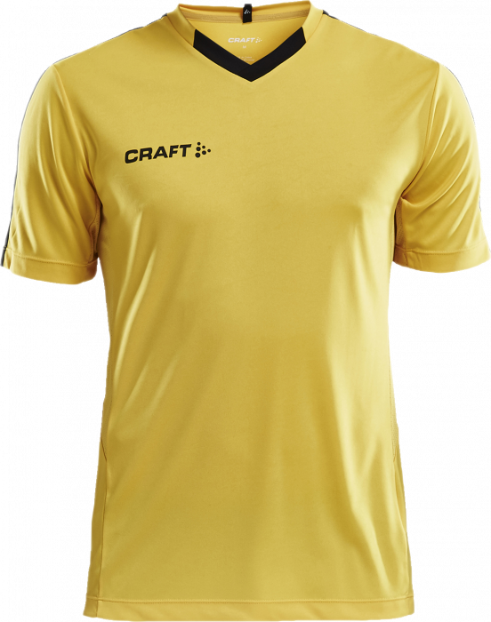Craft - Progress Contrast Jersey Junior - Gelb & schwarz