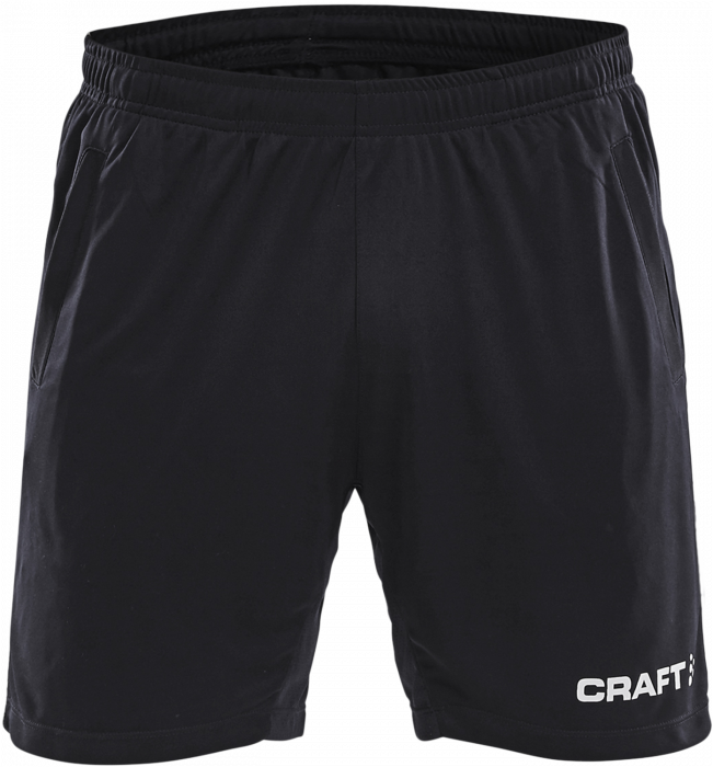 Craft - Progress Practice Shorts Youth - Schwarz & weiß