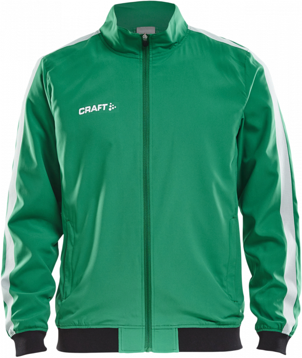 Craft - Pro Control Woven Jacket Youth - Green & white