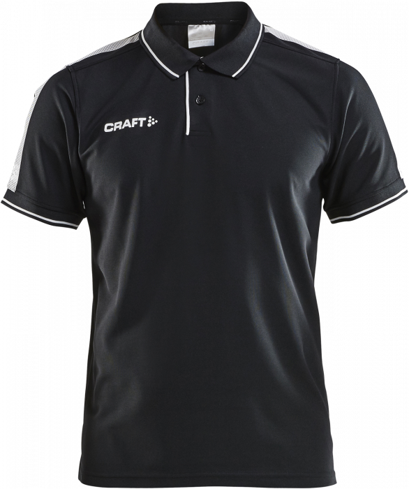 Craft - Pro Control Poloshirt Youth - Czarny & biały