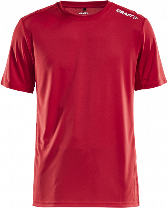 Craft Ss T-Shirt Børn › Rød & hvid (1907363) › 6 Farver