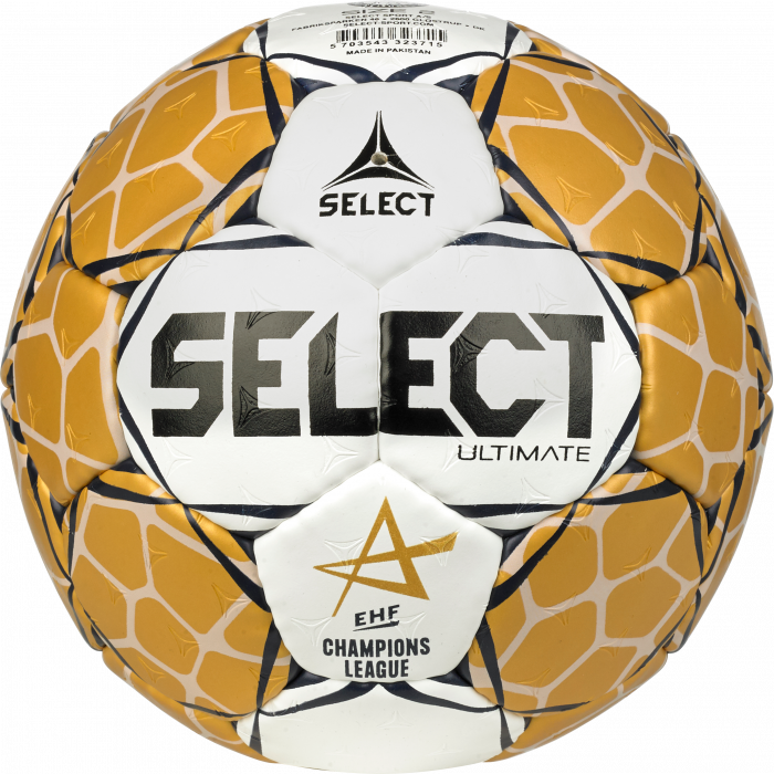 Select Ultimate EHF white Handball league Champions V23 & Gold › (200030)