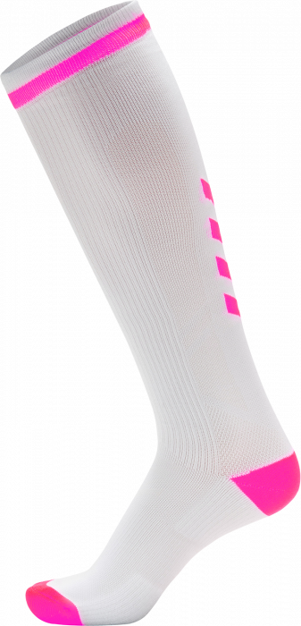 Indoor Sock Lang › Hvid & pink (204044) › 14 Farver › Sokker fra Hummel › Håndbold