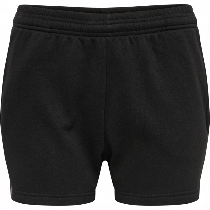 Red Basic sweat shorts women › Black (216972)