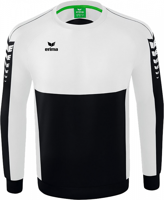 Erima - Six Wings Sweatshirt - Weiß & schwarz