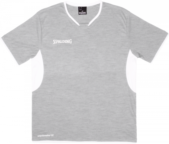 Spalding - Shooting Shirt - Grey Melange & white