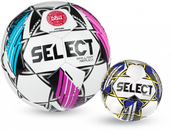 Select - Big Football - White & purple