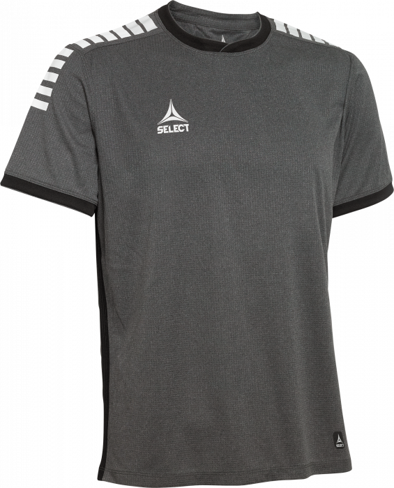 borgoña Fuera de plazo centavo Select Monaco Player Shirt S/S › Grey & black (600061) › 8 Colors