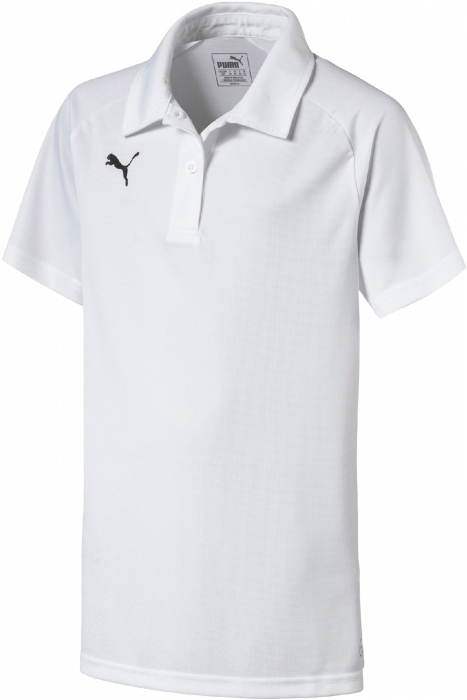 Puma LIGA Sideline Polo W › White \u0026 black (655773) › T-shirts \u0026 polos by  Puma › Volleyball