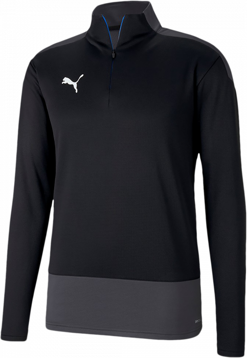 top › Hoodies (656476) training & 23 › zip › Black 1/4 Puma Teamgoal Colors sweatshirts 7