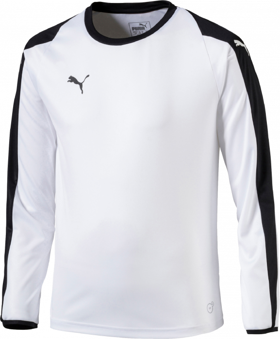Puma Liga Jersey LS › White \u0026 black 