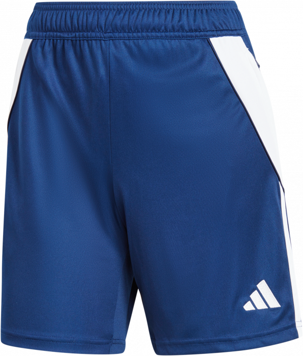 Adidas - Tiro24 Shorts Med Lommer Dame - Team Navy Blue & hvid