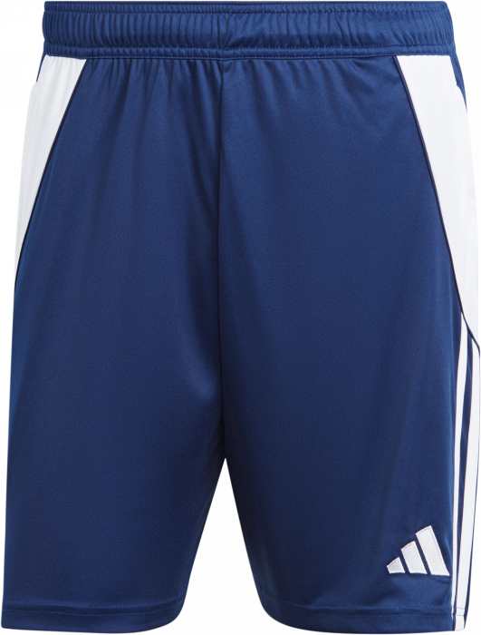 Adidas - Tiro24 Shorts With Pockets - Team Navy Blue & biały