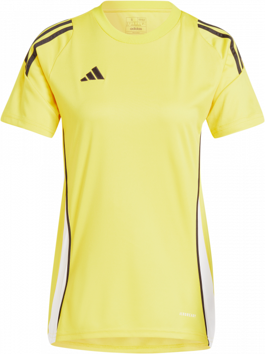 Adidas - Tiro 24 Player Jersey Women - Team yellow & blanco