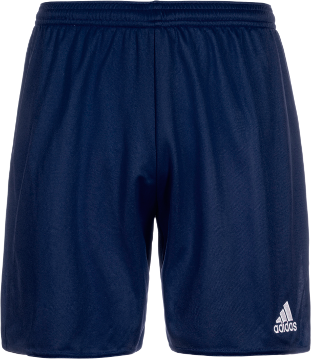blue adidas poly shorts