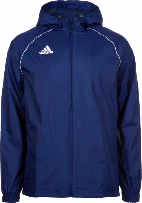 Adidas core 18 rain jacket › Navy blue 