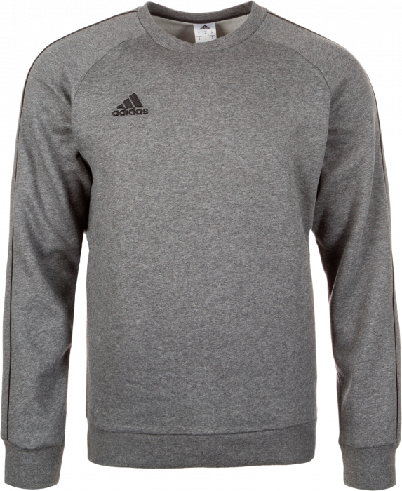 Adidas core 18 sweat shirt › Grey (cv3960) › 4 Colors › Clothing by Adidas  › Running