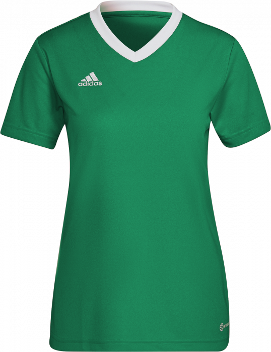Adidas - Entrada 22 Spillertrøje Dame - Team green & hvid