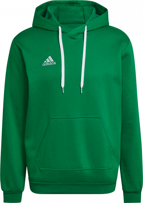Adidas - Entrada 22 Hoodie - Team green & blanco