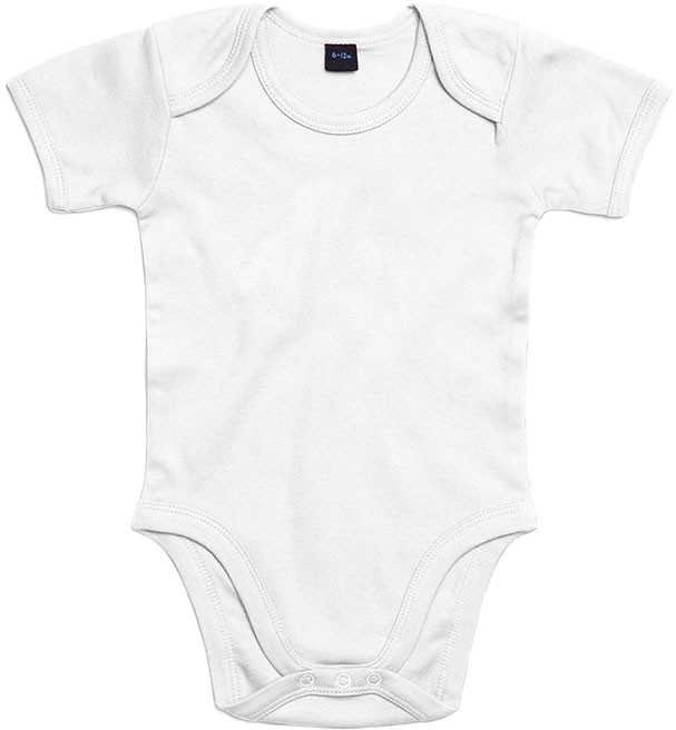 Babybugz - Organic Baby Bodysuit - White