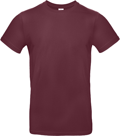 B&C - E190 T-Shirt - Burgundy