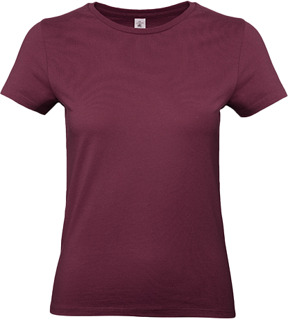 B&C - E190 T-Shirt Women - Burgundy