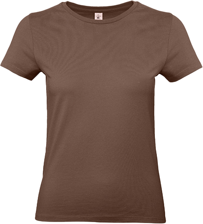 B&C - E190 T-Shirt Women - Chocolate