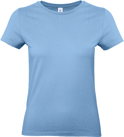 B&C - E190 T-Shirt Women - Sky Blue
