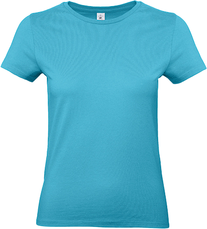 B&C - E190 T-Shirt Women - Swimming Pool