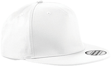 Beechfield - Cap With Snap Back - Biały