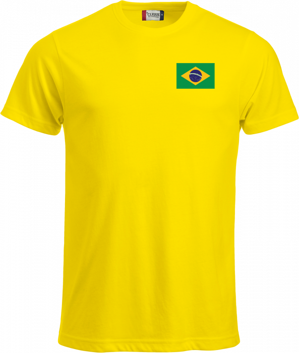 Clique - Lande T-Shirt - Brasilien - Gul