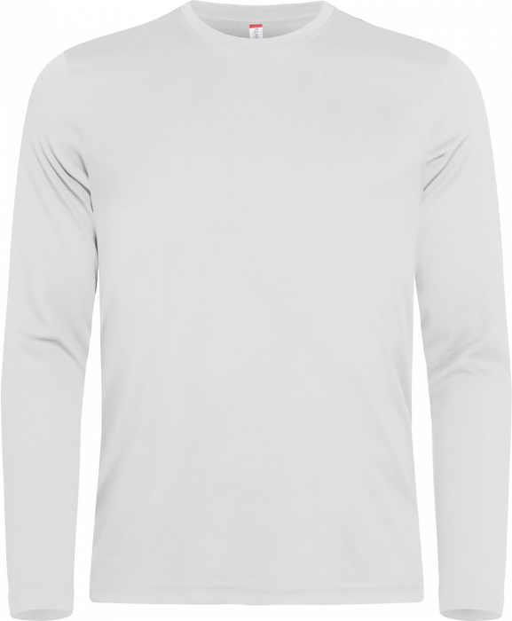Clique - Basic Active Longsleeve T-Shirt - Branco
