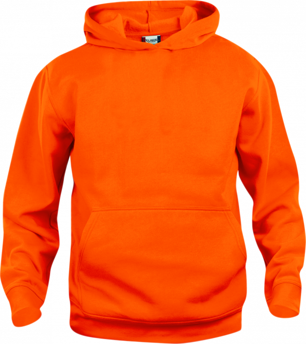 basic orange hoodie