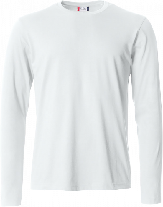 Clique - Longsleeve T-Shirt - White