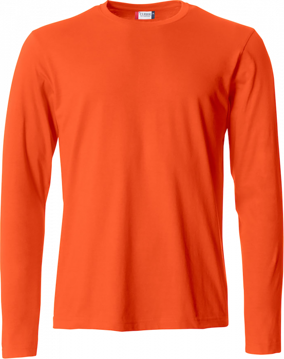 Clique - Longsleeve T-Shirt - Blood Orange