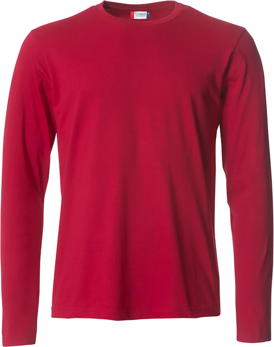 Clique - Longsleeve T-Shirt - Red