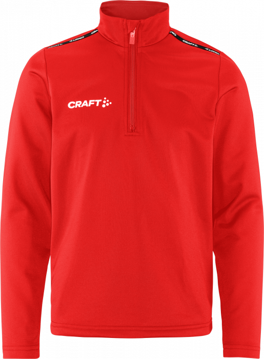 Craft - Squad Go Half Zip Training Top Jr - Rojo