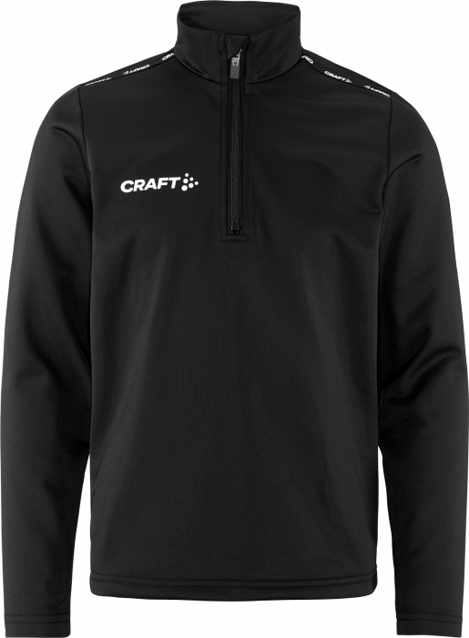 Craft - Squad Go Half Zip Training Top Jr - Svart