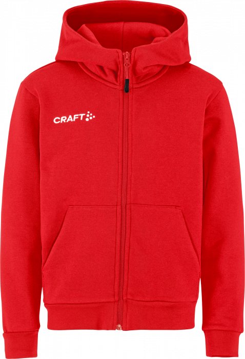 Craft - Community 2.0 Logo Fz Hoodie Jr - Red