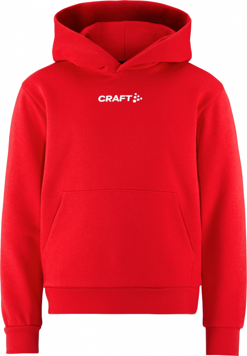 Craft - Community 2.0 Logo Hoodie Jr - Röd