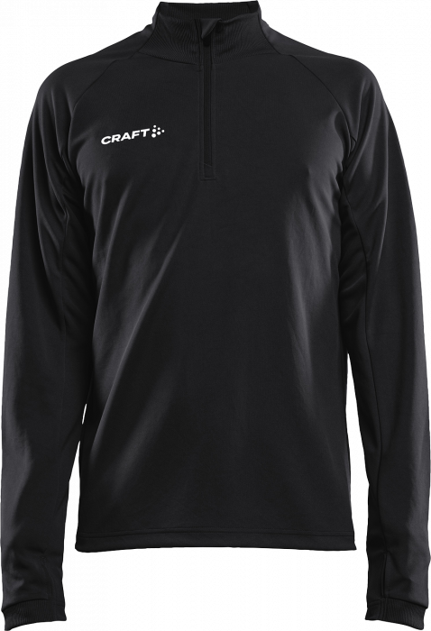 Craft - Evolve Shirt With Half Zip - Zwart