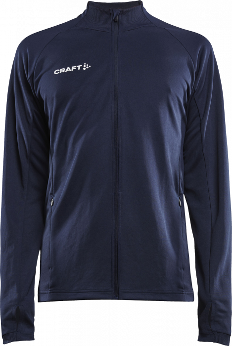 Craft - Evolve Shirt W. Zip Junior - Navy blue