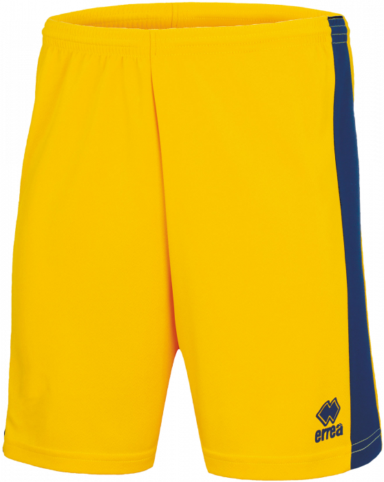 Errea - Bolton Shorts - Yellow & navy blue