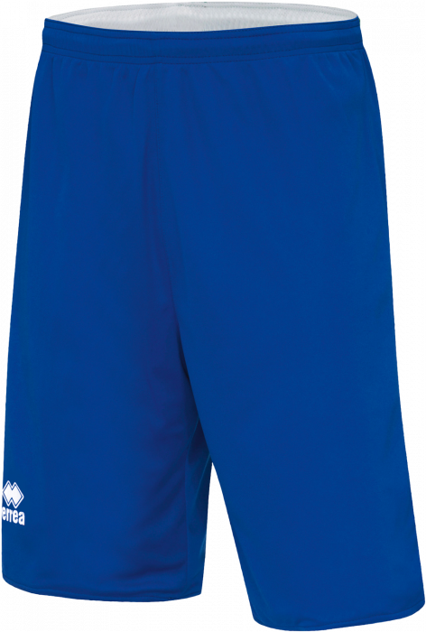 Errea - Chicago Double Basketball Shorts - Niebieski & biały