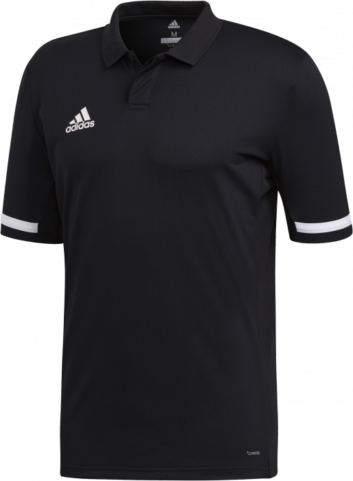 Adidas team 19 polo › Black \u0026 white 
