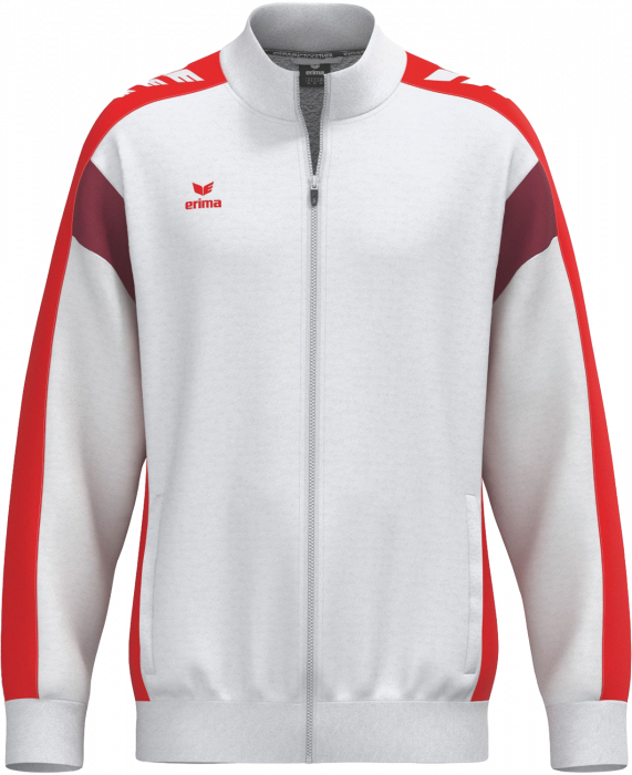 Erima - Celebrate 125 Training Jacket - Branco & vermelho